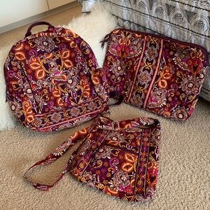 Vera Bradley Bundle (backpack, laptop, crossbody)